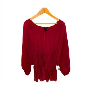 Flattering Jewel-Toned Shirt